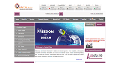 Desktop Screenshot of capindiainvest.com